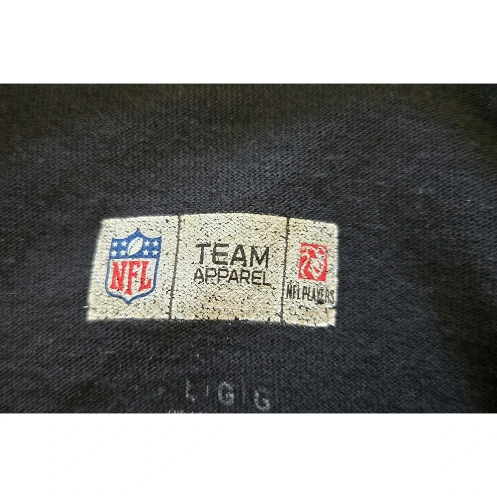 NIKE Dri Fit Pittsburgh Steelers NFL Black Tshirt ANTONIO BROWN #84 Men's L
